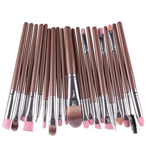 Custom logo 20pcs eye makeup brush eyeshadow brush beauty tools available in 21 colors