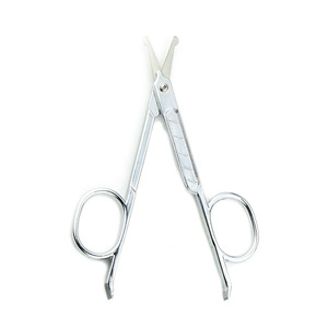 Customized professional Makeup Tools scissors Double Eyebrow Makeup Stainless Steel Beauty Scissors