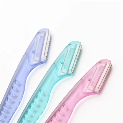 D106 Wholesale Price Eyebrow Trimming Beauty Handle Make up Tool for Lady