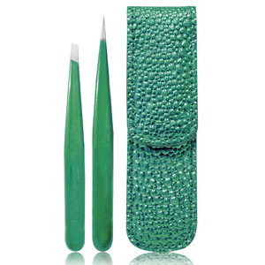 Decent color Quality Tweezers Round Tip