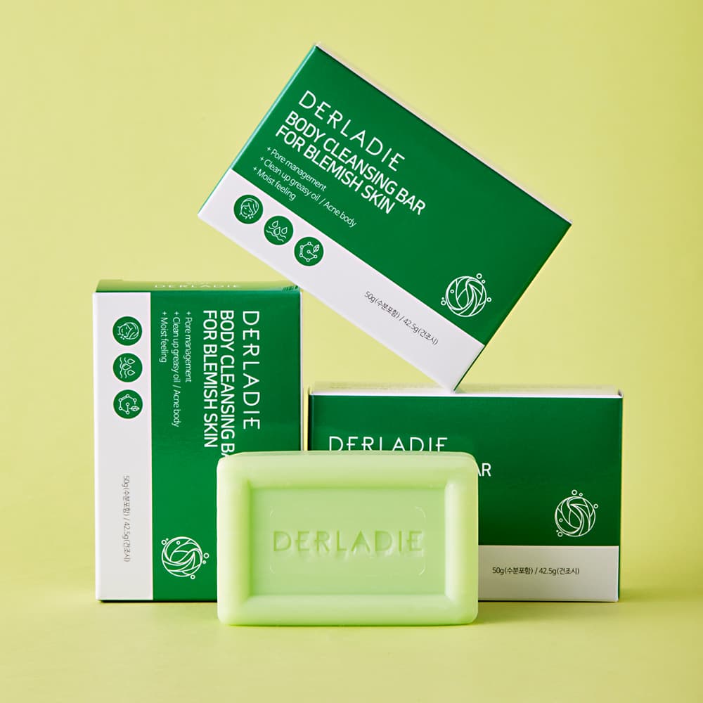 DERLADIE BODY CLEANSING BAR FOR BLEMISH SKIN
