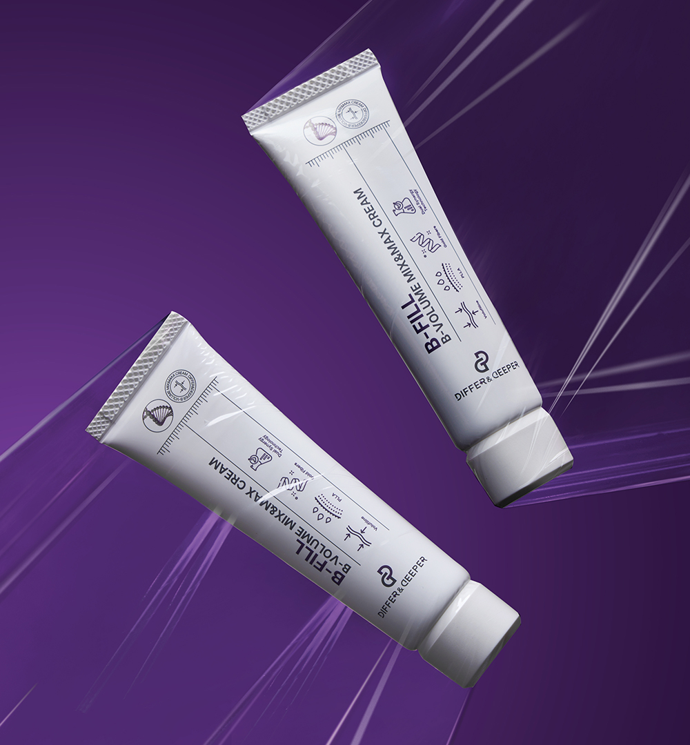DIFFER DEEPER _B-Volume Mix Max Cream, Volume, Volume, Dual cream, Volufiline