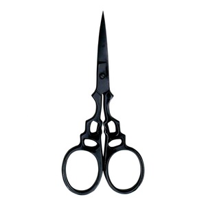 Duck style fency scissors with Gold Plated Finger Ring with high quality 2018