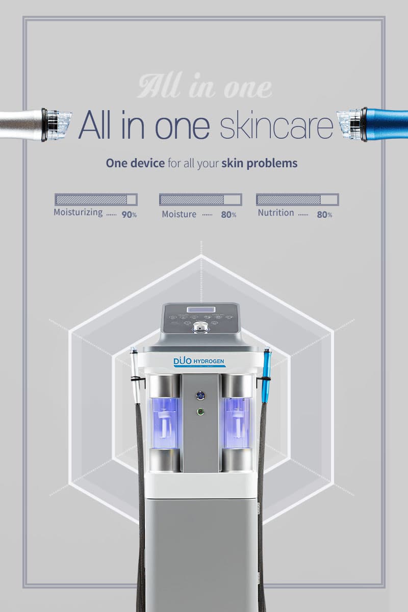 DUO Hydrogen (aqua peeling, hydrogen therapy, skin care)
