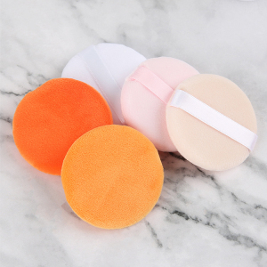 Extra soft 100% natural facial cosmetic makeup powder puff sponge