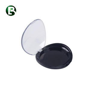 Factory supply cosmetic packaging OEM multicolor plastic empty compact powder case