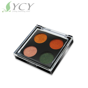 Four colors high-quality custom eyeshadow palette