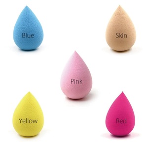 Free Sample Teardrop Private Label Free Non Latex Non-Latex Beauty Loose Powder Foundation Blender Makeup Make Up Remover Sponge