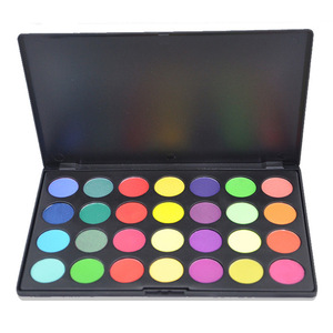 Glitter 28 Color No Brand 26mm Eye Shadow Oem Create Your Own Brand Private Label Makeup Eyeshadow Palette