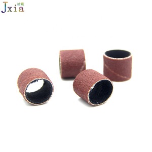 Good Quality Rotary Abrasive Tool 14mm Sandpaper Circle Drum Nail Drill Bits Sanding Band