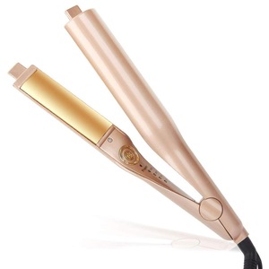 Hot Selling 2018 Amazon Hair Flat Iron Rose Gold Hair Straightener 2 in 1 Hair Curling Iron