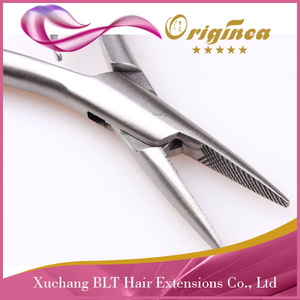 Keratin Hair Extensions Tools Fusion Hair Extension Stainless Steel Pliers