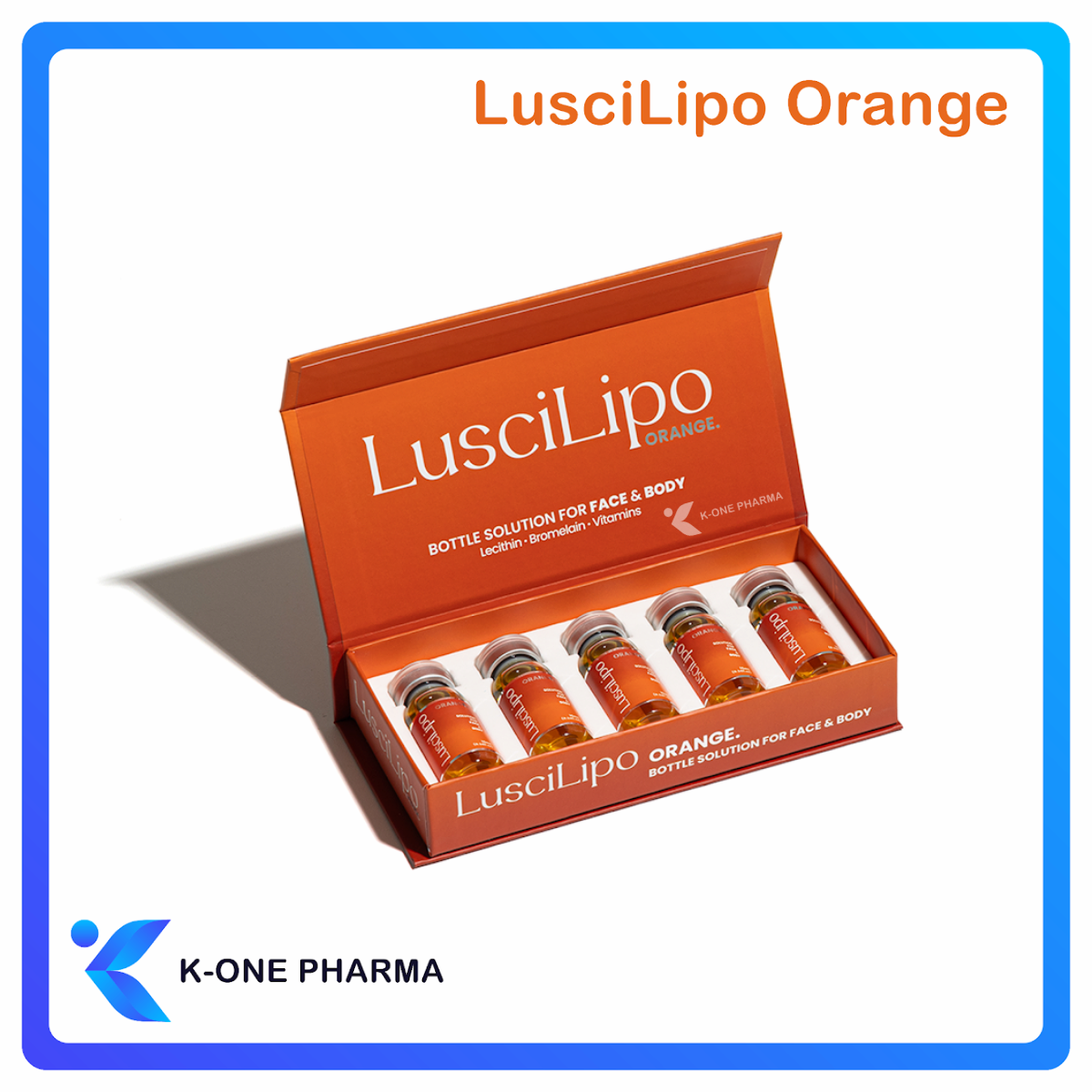 LusciLipo Orange Réduction des graisses, Élimination du double menton, Remodelage du corps