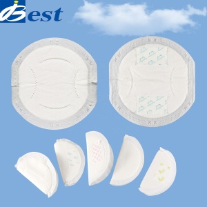 Massive instantaneous absorption SAP breast pad