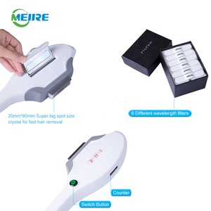 Multifcuntional Beauty Equipment 4 in 1 E Light IPL RF Nd YAG Laser for Hair Tattoo Removal Skin Rejuvenation