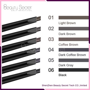 OEM Private Label High quality 6 Colors Eyebrow Pencil Multi colors Wholesale Waterproof Eyebrow Pencil