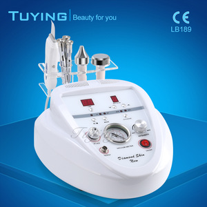 Portable 3 in 1 multifunctional ultrasonic skin scrubber microdermabrasion machine for sale