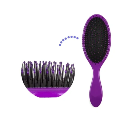Portable Boar Bristles Comb Detangling Hair Brush