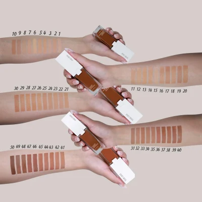 Private Label All Skin Makeup Foundation Waterproof Matte Natural Liquid Foundation for Black Women