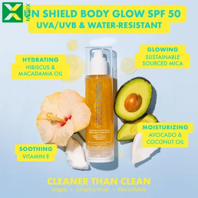 Private Label Liquid Waterproof SPF 50 Broad Spectrum Sunscreen