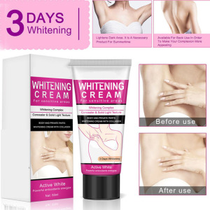 Private Label OEM Beauty Personal Skin Care Body Lotion Women Vaginal Lips Pink Underarm Dark Nipple Whitening Bleaching Cream