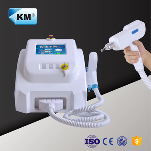 Professional q switched nd:yag laser price/tattoo removal machine 532nm 1064nm tip