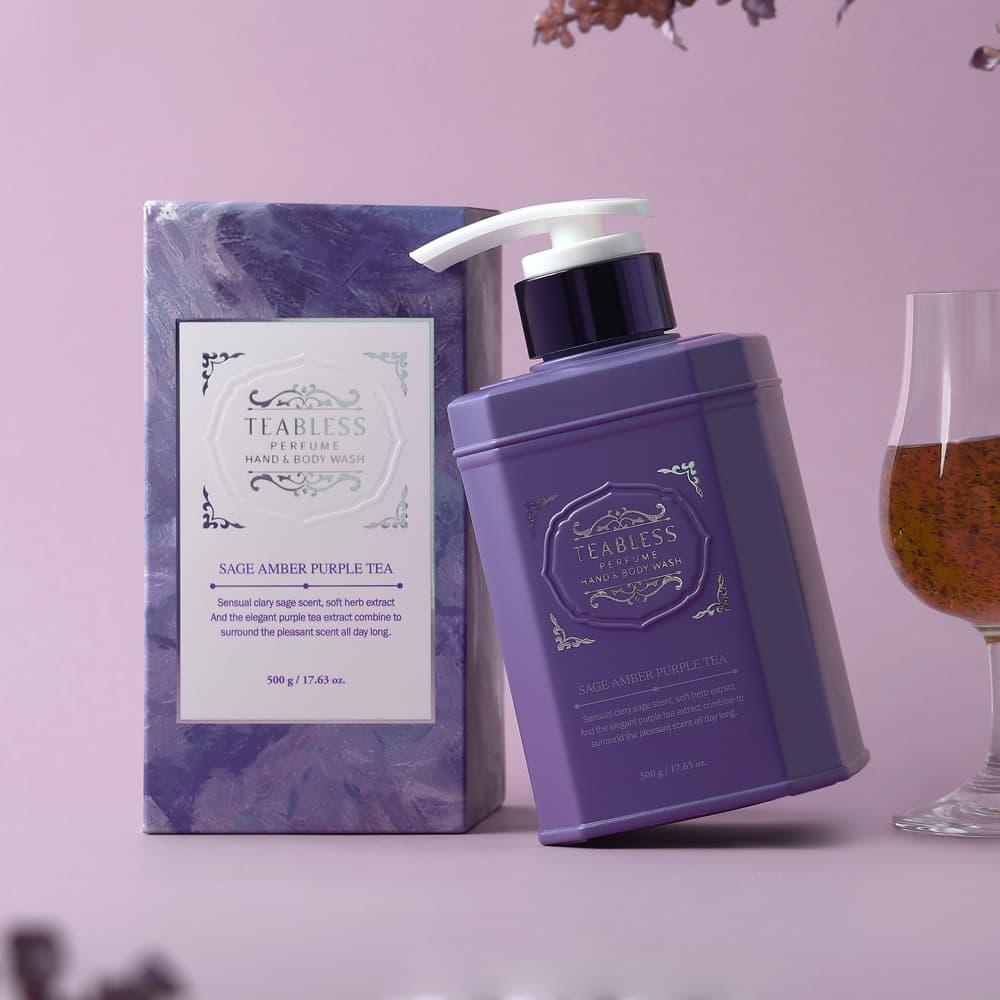 Teabless Perfume Body Lotion Sage Amber Purple Tea 250g