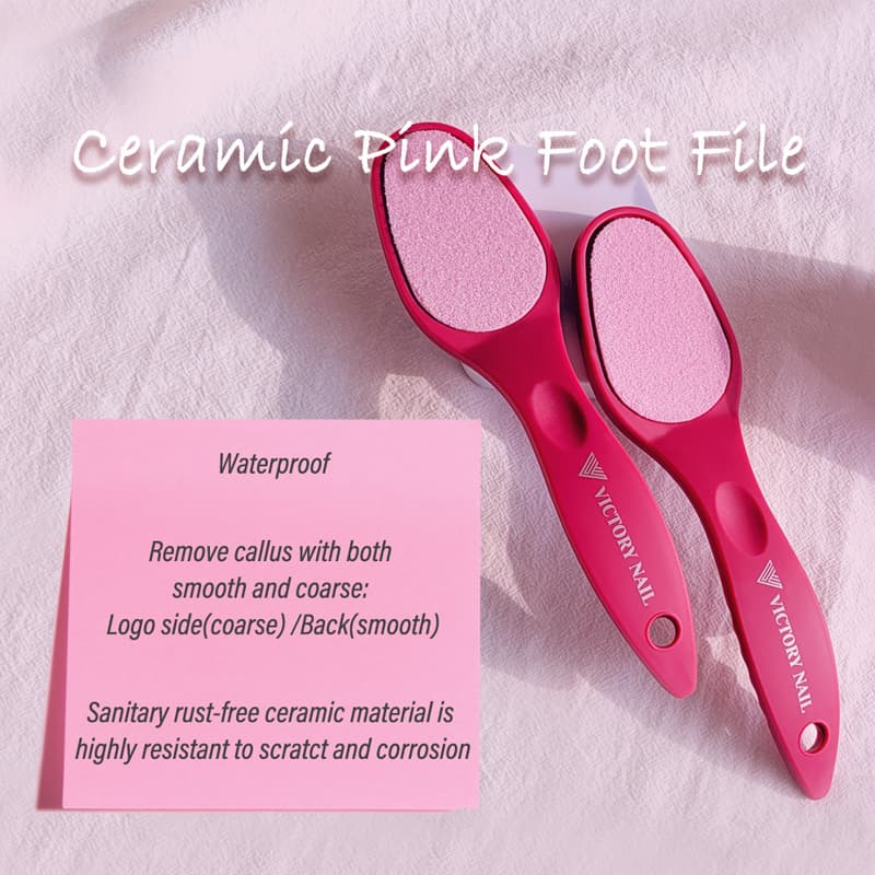 Victory Ceramic Pink Foot File/ foot exfoliator