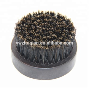wholesale 7 styles custom 6cm small round bamboo hair boar bristle beard brush