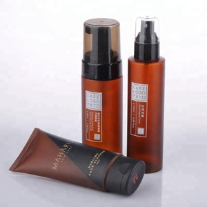 wholesale skin care brown water pet lotion plastic bottle for cosmetic