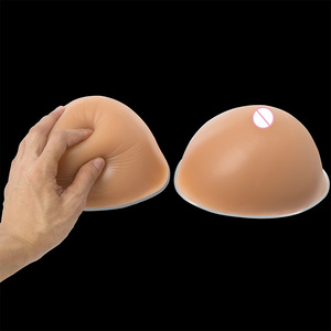 Women  Inserts Chest Pads Enhancer triangle  fallacious bra  Breast bust  form  for  operation slice bra FB01 Skin Color