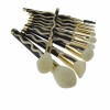 Luxury Black & Gold Makeup Brush Set with Holder | Premium Cosmetic Brushes for Wholesale & Private Label