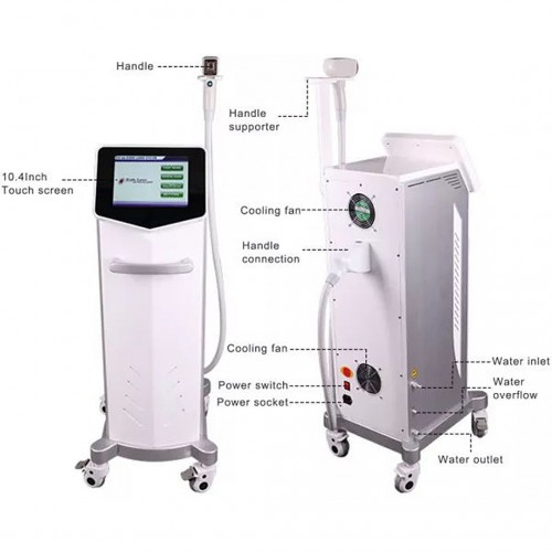 2022 New Arrivals Ice Triple 755 808 1064nm Wave Laser Epilation Devicediode Laser Hair Removal Machine