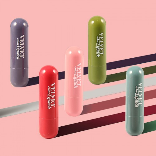 Cute candy colors capsule design Matte Lipstick