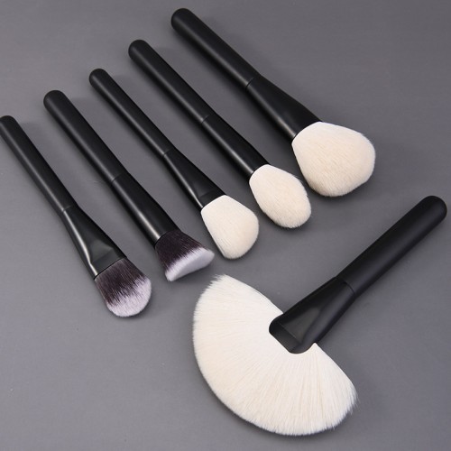Professional 18-Piece Black Handle Makeup Brush Set for OEM & Private Label – Synthetic Hair, Full Face & Eye Makeup Tools