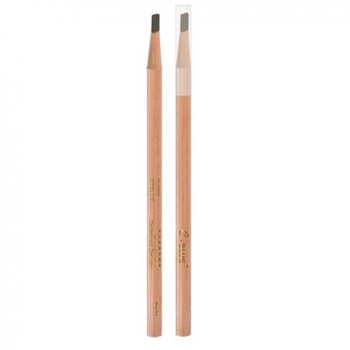 wooden square eyebrow pencil beauty Pen sweat proof cosmetic hard lead old fashioned