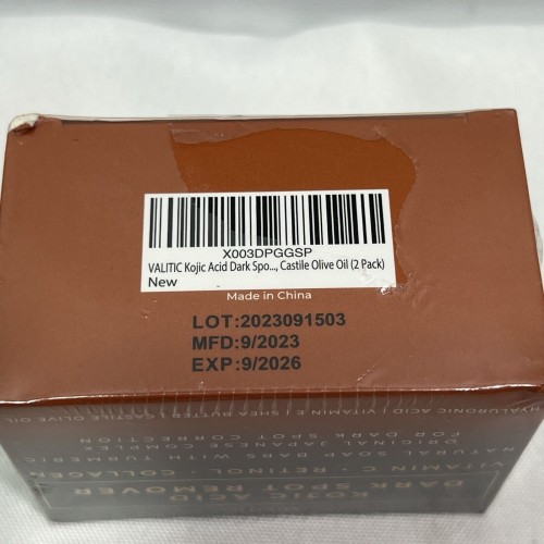 VALITIC Kojic Acid Dark Spot Remover Soap Bars with Vitamin C