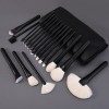 Professional 18-Piece Black Handle Makeup Brush Set for OEM & Private Label – Synthetic Hair, Full Face & Eye Makeup Tools
