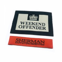 End Fold Custom Garment Woven Label