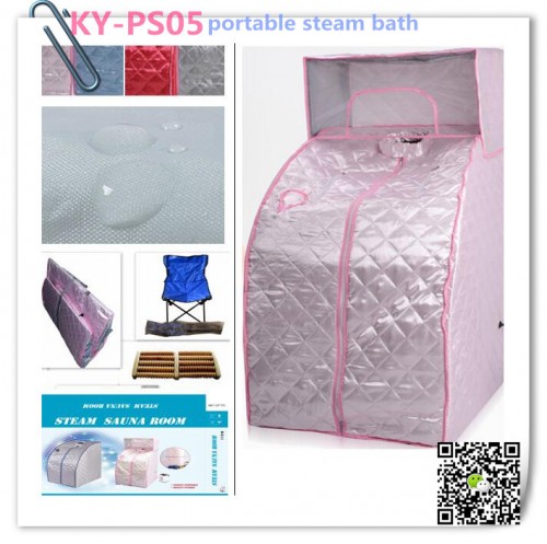 Portable Steam sauna room with headcover,the personal care hot therapy wet bath beauty equipment for family