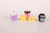 Wholesale Custom Private Label Ice Cream Bear Animal Safe Kids Lip Gloss Blam