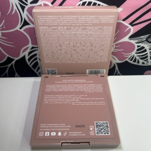 Huda Beauty Cool Matte Obsessions Eyeshadow Palette