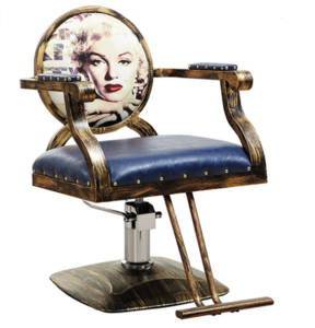 2018 Hot Sale Retro Woman Hair Salon Chair Hairdressing Equipment