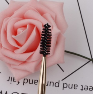 2019 Fashion women double head eyeshadow brush / angled eyebrow brush / eyelash spoolie makeup tool