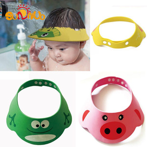 2019 New Style Wholesale Adjustable Wash Hair Baby Shower Cap Baby Shampoo Hat