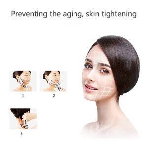 2020 High Quality Facial care Face Body Roller Massager 3D Reface Massager Y-shape Roller Sliver facial massager roller