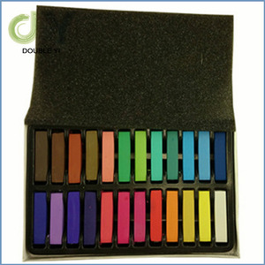 24 Colors Temporary Hair Chalk Set / Non-Toxic Rainbow Colored Hair Dye