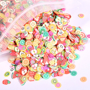 3D nail fimo poly 1000pcs bag slice fimo nail art