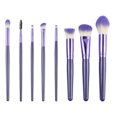 8PCS Set High Quality Makeup Brush Set Powder Eyelash Shadow Brush Beauty Tools with Makeup Bag