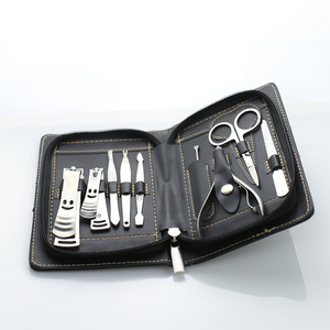 9 PCS Nail Tools Manicure & Pedicure Set With Case